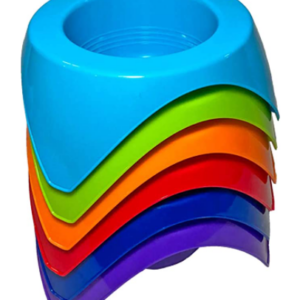 Great Plate 6 Great Coasters (Essentials) Beach Sand Coasters Drink Cup Holder, Beach Vacation Accessories, Coaster Holder for Drinks, Dishwasher Safe, Reusable Heavy Duty Plastic, BPA Free
